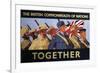 Together', 2nd World War Recruitment Poster-null-Framed Giclee Print