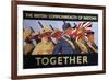 Together', 2nd World War Recruitment Poster-null-Framed Giclee Print
