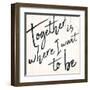 Together I Want-Milli Villa-Framed Art Print