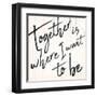 Together I Want-Milli Villa-Framed Art Print