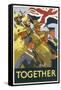 Together Poster-null-Framed Stretched Canvas