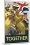 Together Poster-null-Mounted Art Print