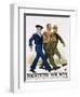 Together We Win Poster-James Montgomery Flagg-Framed Giclee Print