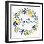 Together Wreath-null-Framed Art Print