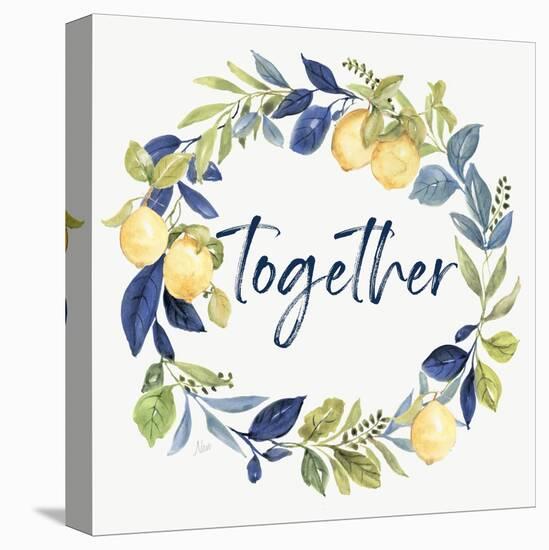 Together Wreath-null-Stretched Canvas