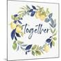 Together Wreath-null-Mounted Art Print