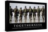 Togetherness: Inspirational Quote and Motivational Poster-null-Stretched Canvas