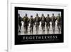 Togetherness: Inspirational Quote and Motivational Poster-null-Framed Premium Photographic Print