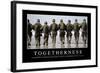 Togetherness: Inspirational Quote and Motivational Poster-null-Framed Photographic Print