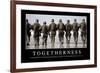 Togetherness: Inspirational Quote and Motivational Poster-null-Framed Photographic Print