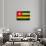 Togo Flag Design with Wood Patterning - Flags of the World Series-Philippe Hugonnard-Art Print displayed on a wall