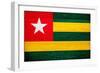 Togo Flag Design with Wood Patterning - Flags of the World Series-Philippe Hugonnard-Framed Art Print