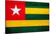 Togo Flag Design with Wood Patterning - Flags of the World Series-Philippe Hugonnard-Stretched Canvas