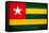 Togo Flag Design with Wood Patterning - Flags of the World Series-Philippe Hugonnard-Framed Stretched Canvas