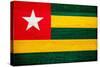 Togo Flag Design with Wood Patterning - Flags of the World Series-Philippe Hugonnard-Stretched Canvas