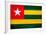 Togo Flag Design with Wood Patterning - Flags of the World Series-Philippe Hugonnard-Framed Art Print