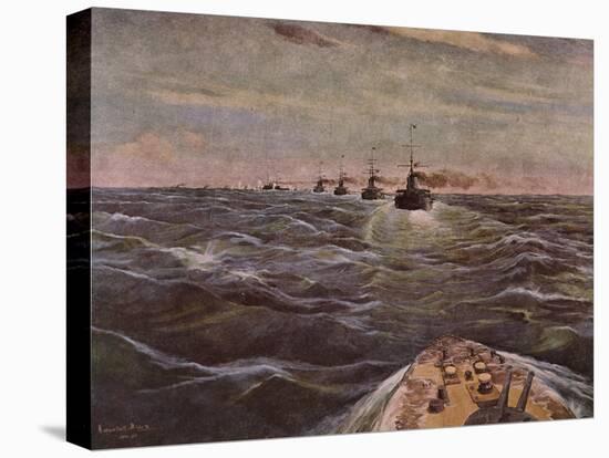 Togolese Ships at Mikasa Intercepting Russian Fleet Heading Towards Vladivostok-null-Stretched Canvas