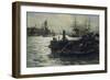 Toil, Glitter, Grime and Wealth on a Flowing Tide-William Lionel Wyllie-Framed Giclee Print