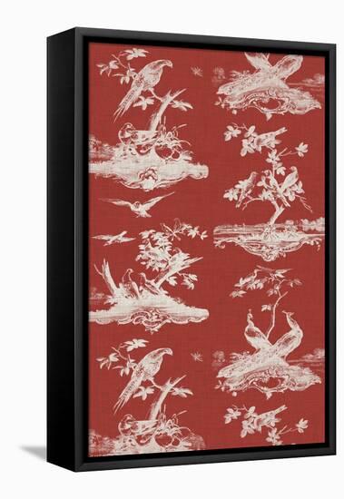 Toile in Crimson-Vision Studio-Framed Stretched Canvas