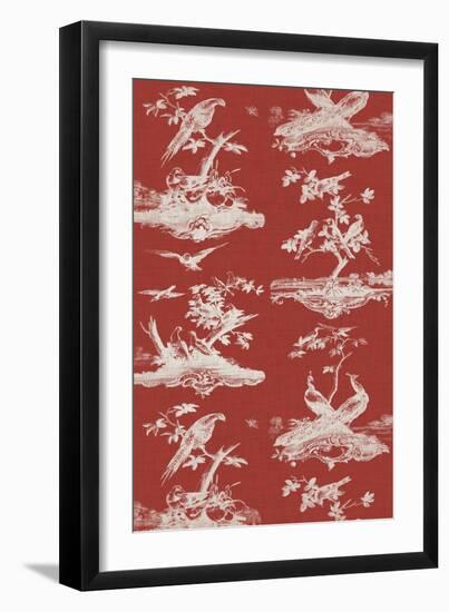 Toile in Crimson-Vision Studio-Framed Art Print