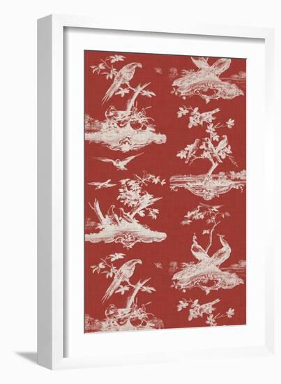 Toile in Crimson-Vision Studio-Framed Art Print