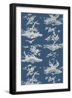 Toile in Indigo-Vision Studio-Framed Art Print