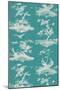 Toile in Turquoise-Vision Studio-Mounted Art Print