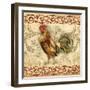 Toile Rooster I-Gregory Gorham-Framed Art Print