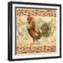 Toile Rooster I-Gregory Gorham-Framed Art Print