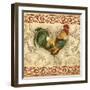 Toile Rooster II-Gregory Gorham-Framed Art Print