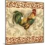 Toile Rooster II-Gregory Gorham-Mounted Art Print