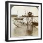 Toiler of the Sea, with His Curious Fishing Net, Bay of Matsushima, Japan, 1904-Underwood & Underwood-Framed Photographic Print