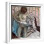 Toilet of a Woman, 1884-Edgar Degas-Framed Giclee Print