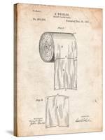 Toilet Paper Patent-Cole Borders-Stretched Canvas