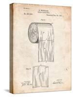 Toilet Paper Patent-Cole Borders-Stretched Canvas