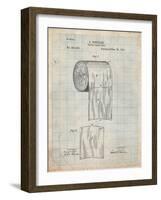 Toilet Paper Patent-Cole Borders-Framed Art Print