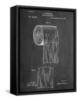 Toilet Paper Patent-null-Framed Stretched Canvas