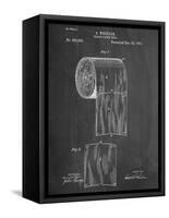 Toilet Paper Patent-null-Framed Stretched Canvas