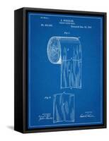 Toilet Paper Patent-null-Framed Stretched Canvas