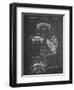 Toilet Seat Patent-null-Framed Art Print