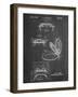 Toilet Seat Patent-null-Framed Art Print