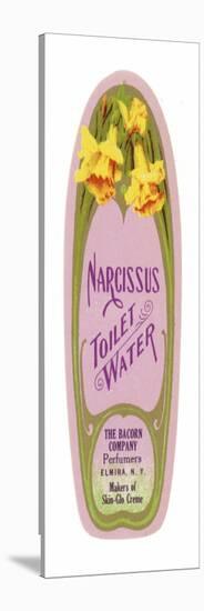 Toilet Water Label, Narcissus-null-Stretched Canvas