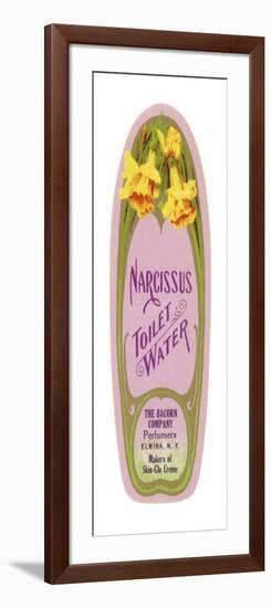 Toilet Water Label, Narcissus-null-Framed Giclee Print