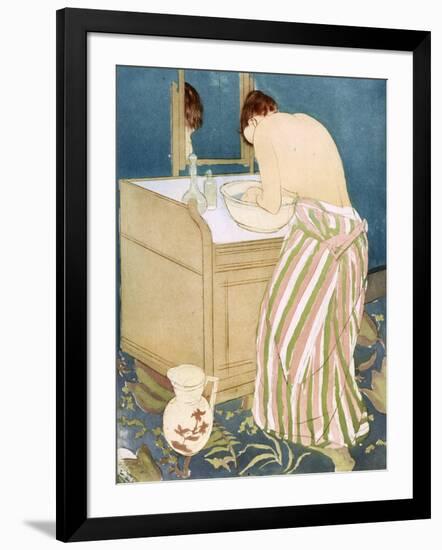 Toilette, 1891-Mary Cassatt-Framed Giclee Print