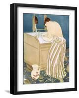 Toilette, 1891-Mary Cassatt-Framed Giclee Print