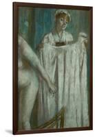 Toilette after the Bath, 1888-1889-Edgar Degas-Framed Giclee Print