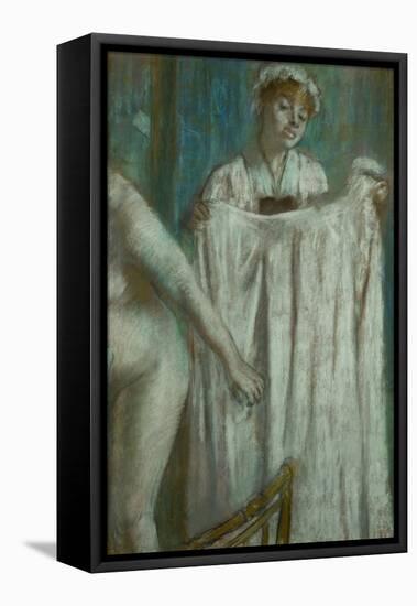 Toilette after the Bath, 1888-1889-Edgar Degas-Framed Stretched Canvas