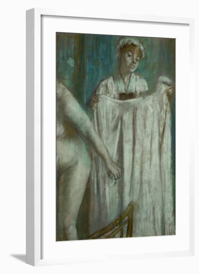 Toilette after the Bath, 1888-1889-Edgar Degas-Framed Giclee Print