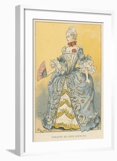 Toilette de Cour Louis XV-Albert Robida-Framed Giclee Print