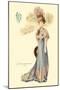 Toilette de Demi-Saison: Boating Gown-null-Mounted Art Print